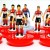 Subbuteo Andrew Table Soccer Albania National Team 2016 on classic Hasbro bases
